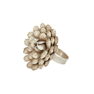 Har G Silver 925 Sterling Silver Hallmark Flower Design Free Size Adjustable Finger Ring Women's-grils Perfect for Office, Party, everyday, any occasion wear & Gifting (06)