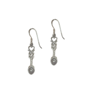 Har G Silver 925 Sterling Silver Drop Earrings 0.3L x 0.6W x 3.7H cms Earring Women-grils Perfect for everyday/any occasion wear and Perfect Gift