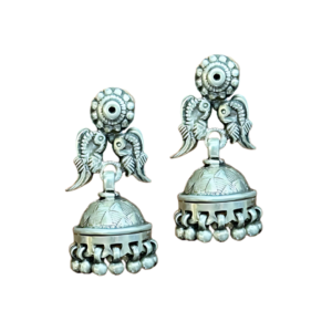 Har G Silver 925 Sterling Silver Dangle Earrings 1.5L x 1.5W x 4H cms Earring Women-grils Perfect for everyday/any occasion wear and Gift