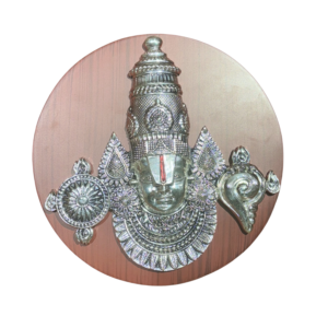 Har G Pure Silver-Plated Tirupati Balaji Wall Hanging – Elegant Divine Décor